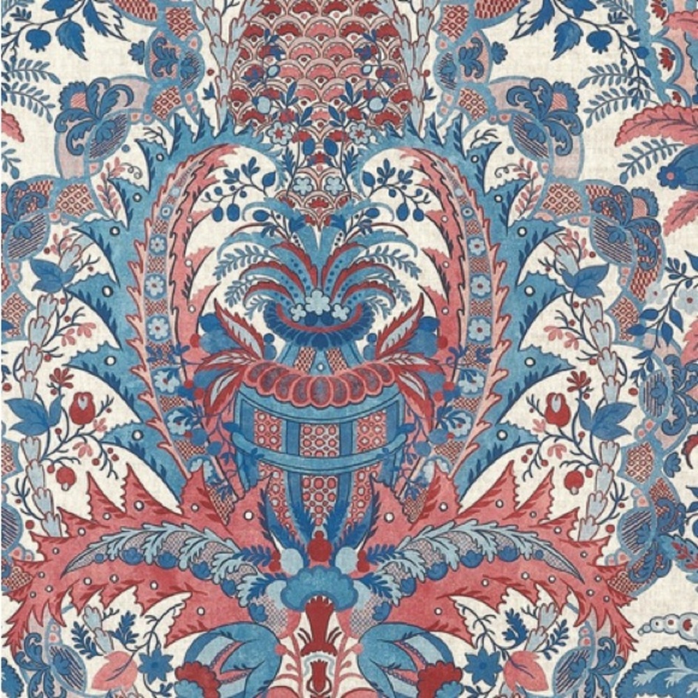 Two (2) large Anna French Botanical Print Fabric samples.